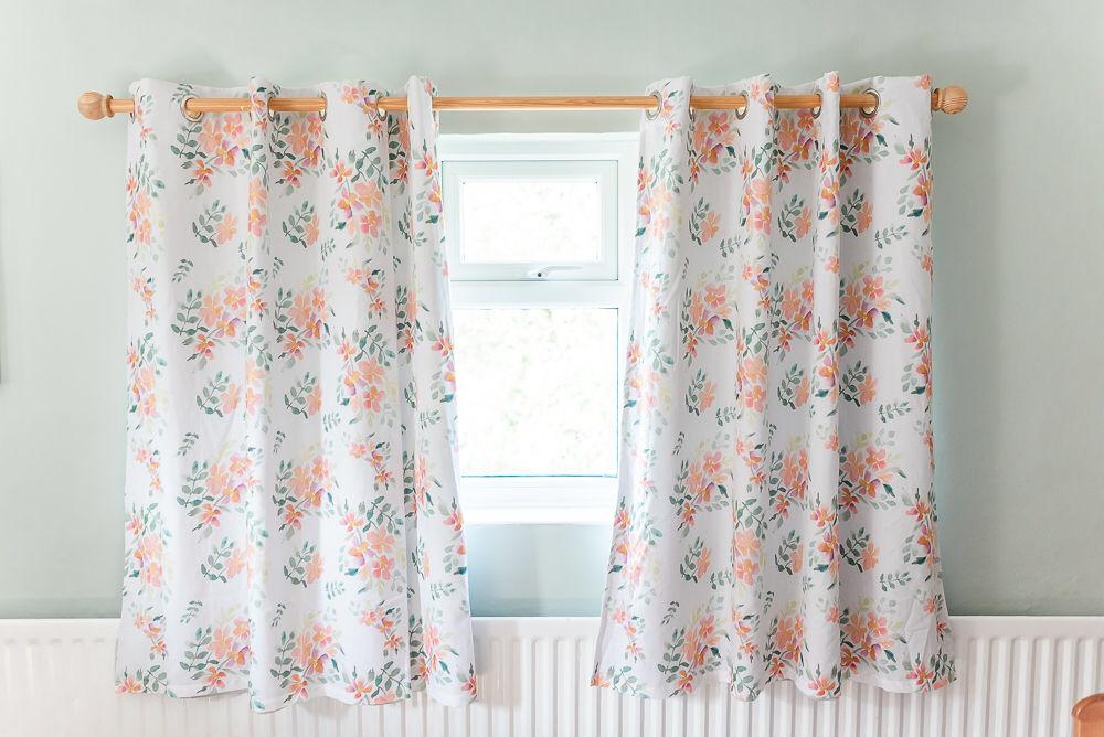 Perfectly Imperfect - Pretty Stems Room Darkening Curtains