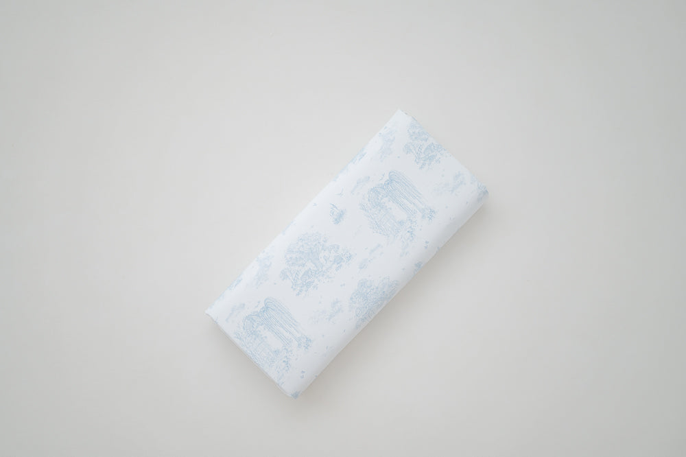 Spring Toile Blue Travel Changing Mat
