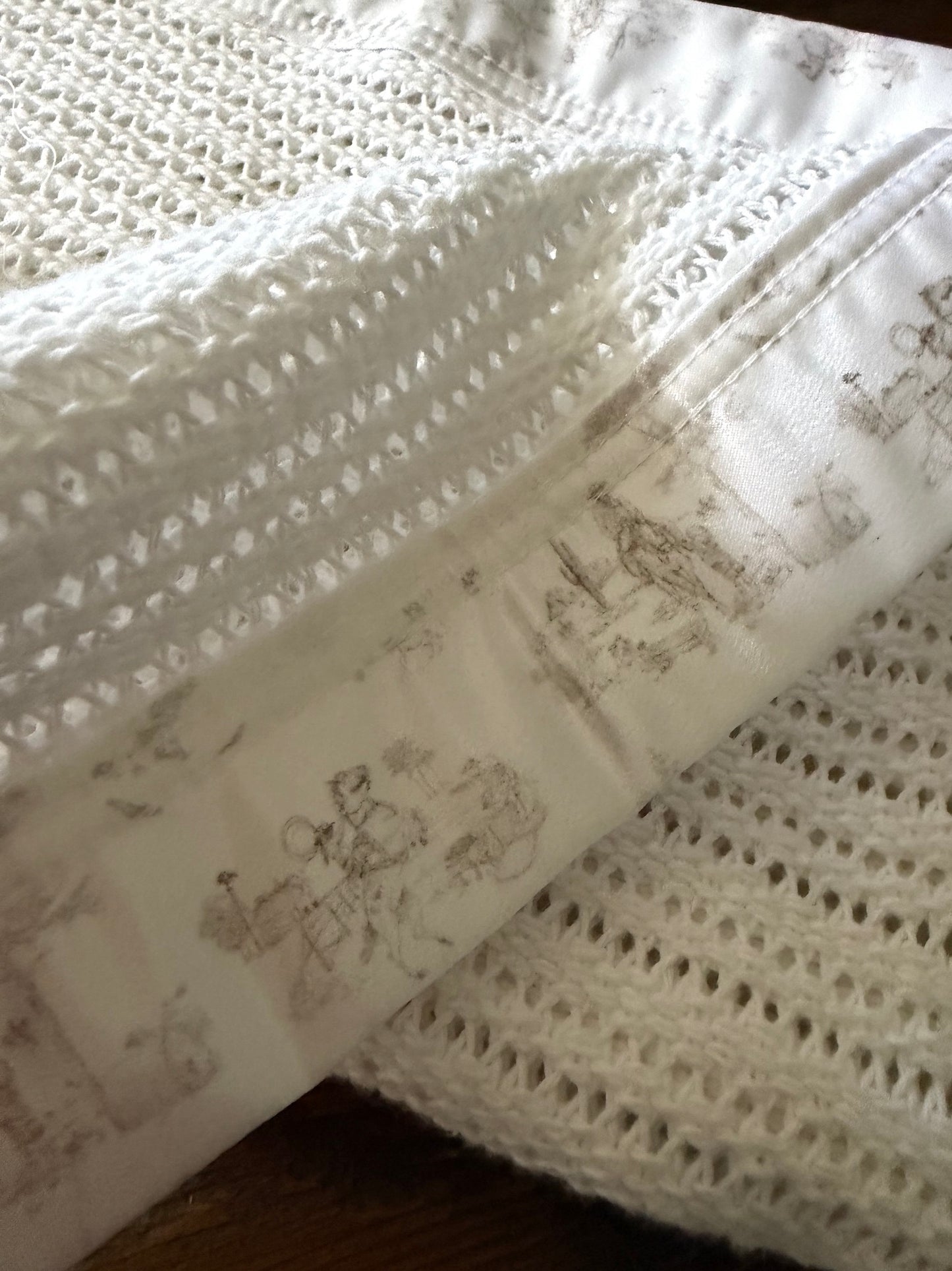 Cellular Blanket -  Pram - Western Toile