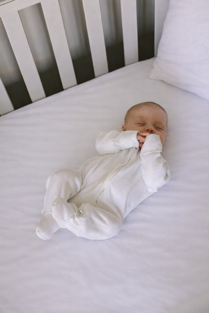 White Fitted Cot Sheet