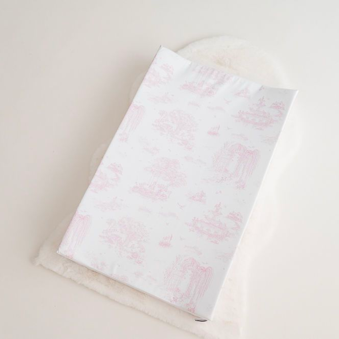 Spring Toile Pink Wedge Mat