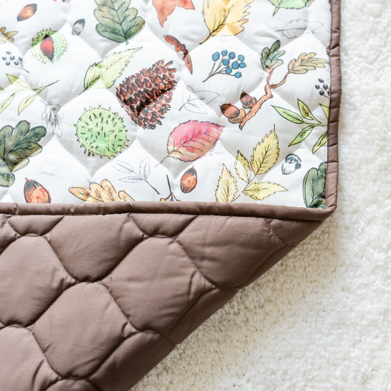 Load image into Gallery viewer, Nature Walk Quilted Playmat - Baby Playmat
