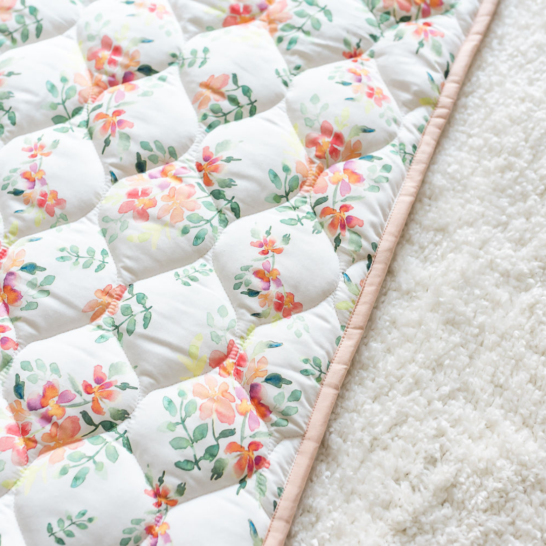 Pretty Stems Quilted Playmat