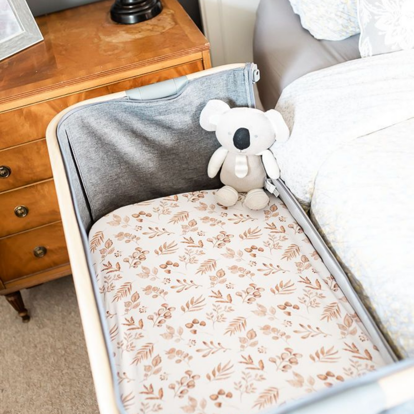 Cozee bedside top crib sheets