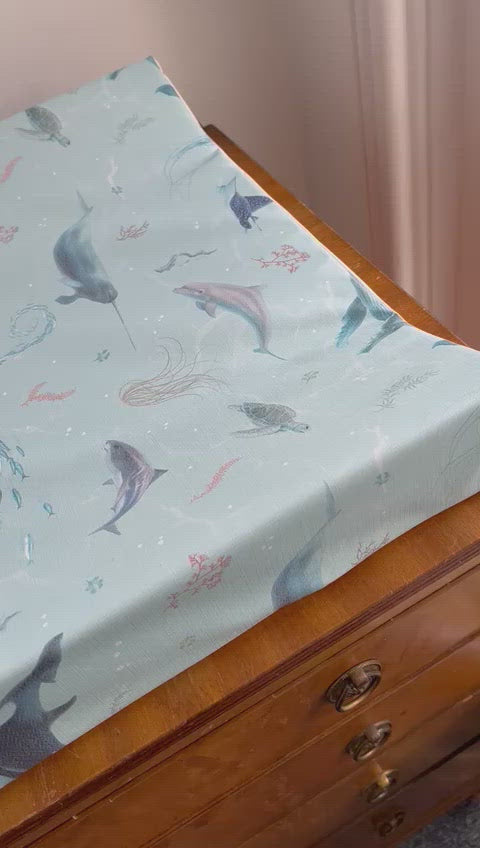 Load and play video in Gallery viewer, Under the Sea Wedge Mat
