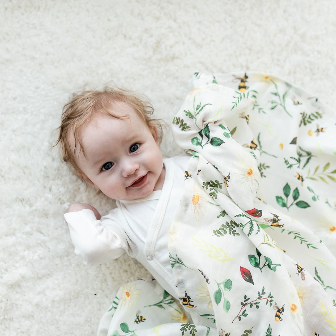 Wild Bee X Large Muslin Swaddle