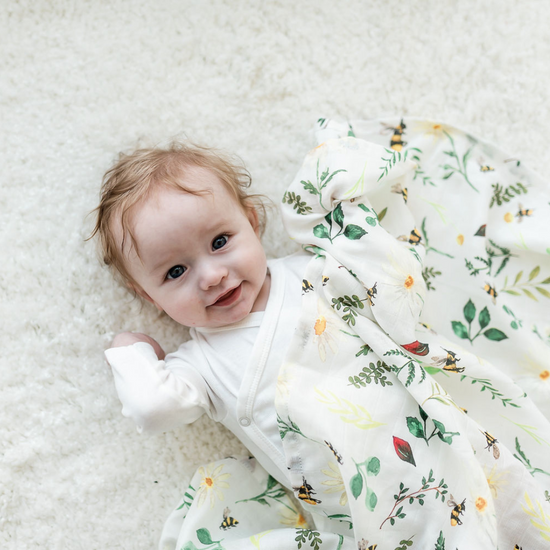 Bee muslin blanket online