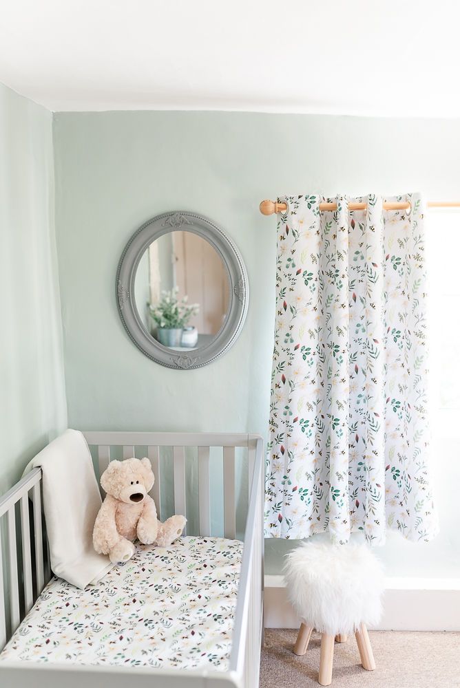 Load image into Gallery viewer, Wild Bee White Nursery Curtains | The Gilded Bird
