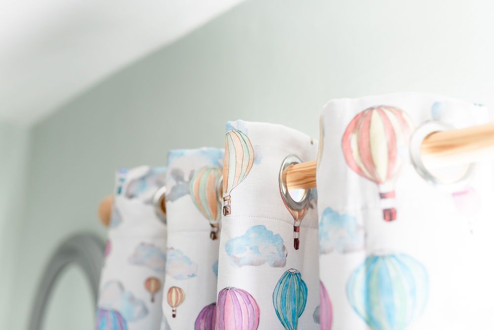 Balloon Festival Nursery Curtains | The Gilded Bird